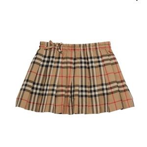 Kids burberry pleated skirt